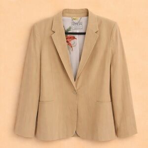 GUESS WOMENS BLAZER WITH PINSTRIPE